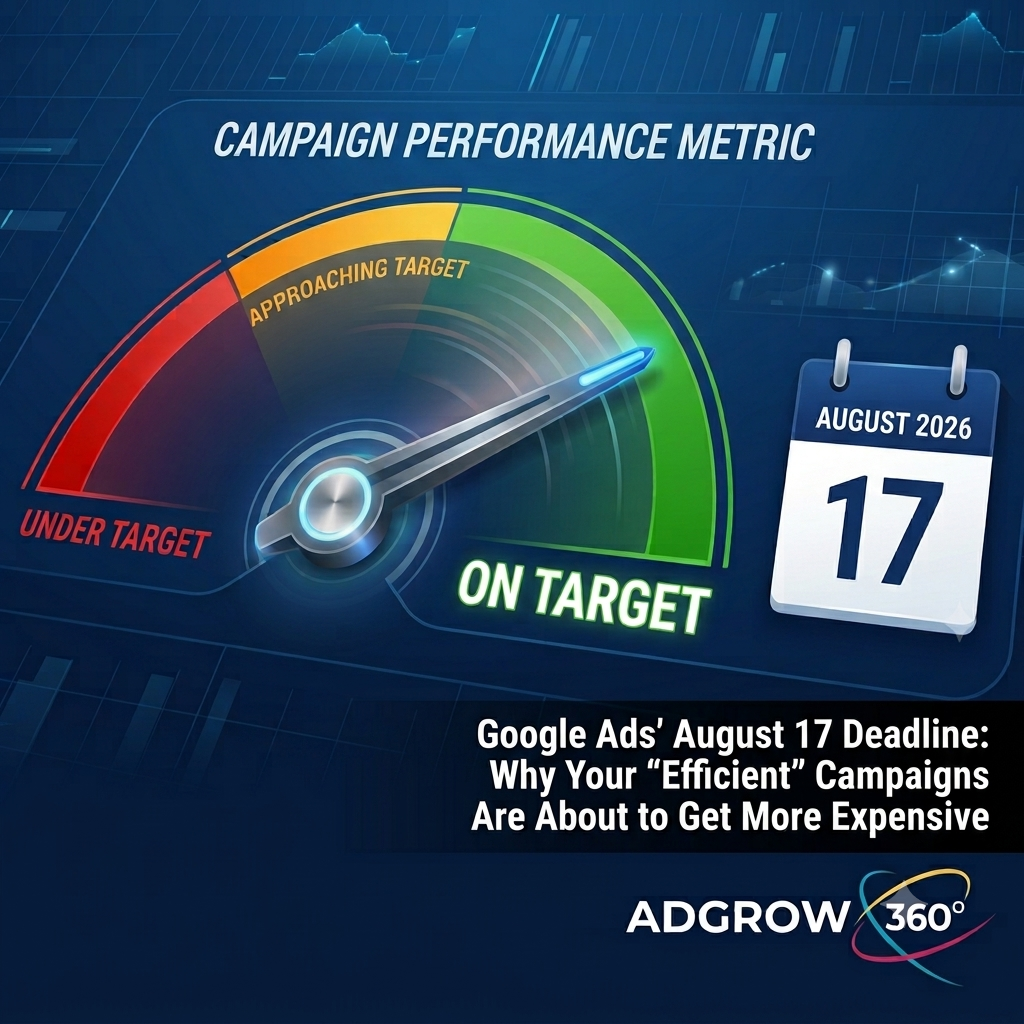 Google Ads August 17 2026 bidding deadline — Target CPA and ROAS update